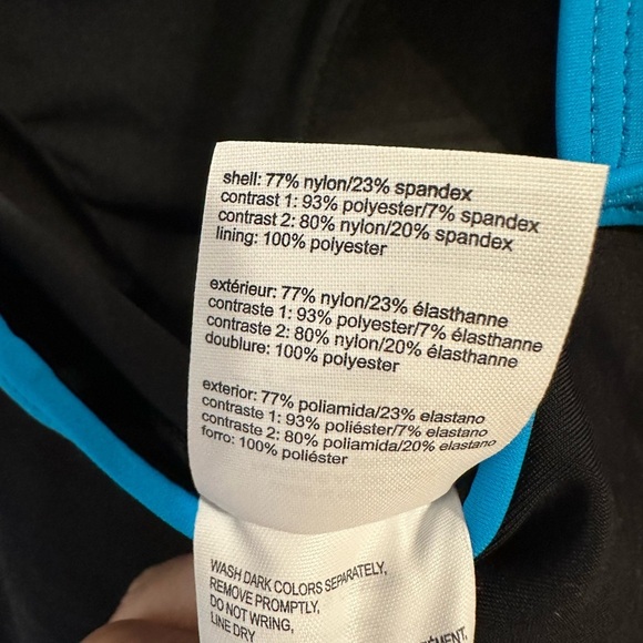 Speedo Black and Blue Performance One-Piece Swimsuit - Picture 10 of 10